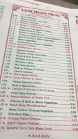 Mcdonald's menu
