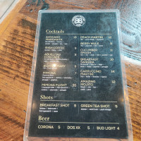 Berries Batter Cafe menu