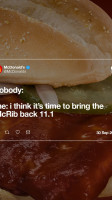 McDonald's menu