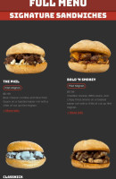 Nick Filet Wayne menu