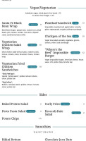 Brown Dog Deli menu