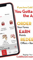 Cold Stone Creamery menu