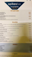 Baby Acapulco menu