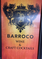 Roco Wine menu