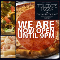 Toledo's Pizza And Italian menu