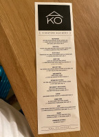 Ako By Kenaki menu