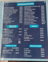 Andy's Frozen Custard menu