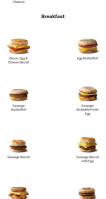 McDonald's menu