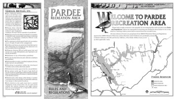 Pardee Lake Recreation menu