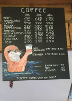 Lazy Otter Charters Inc menu