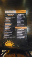 The Railyard Restaurant Bar menu