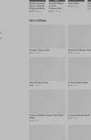 Starbucks menu
