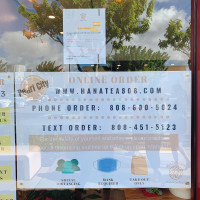 Hana Tea menu