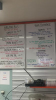 Park Row Cafe menu