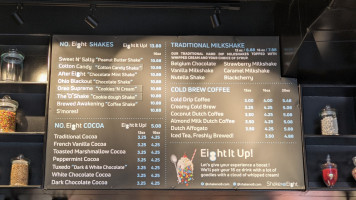 Shake No Eight menu