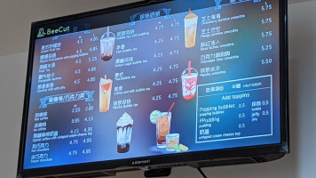Sweet Shansations menu