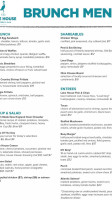 The Lake House Kitchen menu