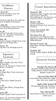 The Lake House Kitchen menu
