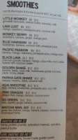 Java Kai Coffee Roasters menu