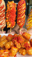 Two Hands Corn Dogs food