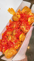 Two Hands Corn Dogs food