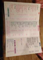 Iron Chef Grill menu