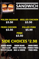Da Red Wagon Express menu