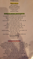 Juan's Mexican Grill Cantina menu
