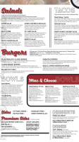 The Pedaler's Fork menu
