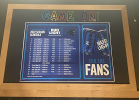 Buffalo Wild Wings menu