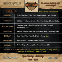 Debbie's Convenience Store Soul Food menu