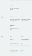 Newport Harbor Island Resort menu