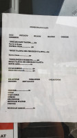Consuela's Cafe menu