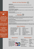 La Cabaña Midlothian menu