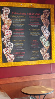 Cold Stone Creamery menu