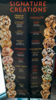 Cold Stone Creamery menu