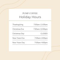 Vagrant Coffee menu