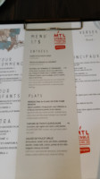 Verses Restaurant menu