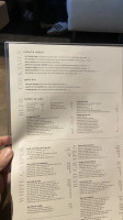 The Woodall menu