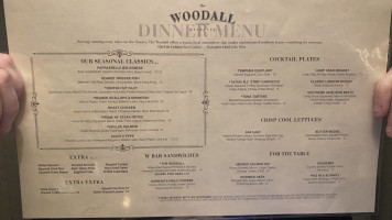 The Woodall menu