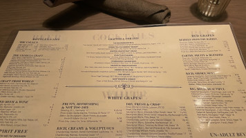 The Woodall menu