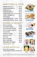 T&y Hawaiian Bbq menu