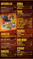 Santo Taco menu