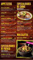Santo Taco menu