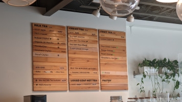 Tiki Tea menu