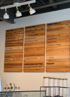 Tiki Tea menu