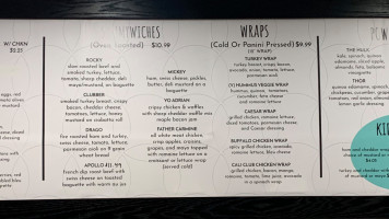 Rice Bowl Cafe menu