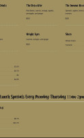 Yardies West Indian Cuisine menu