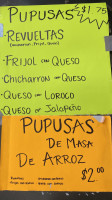 Doña Yesi menu