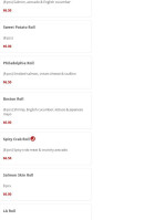 Soho Japanese Steakhouse menu